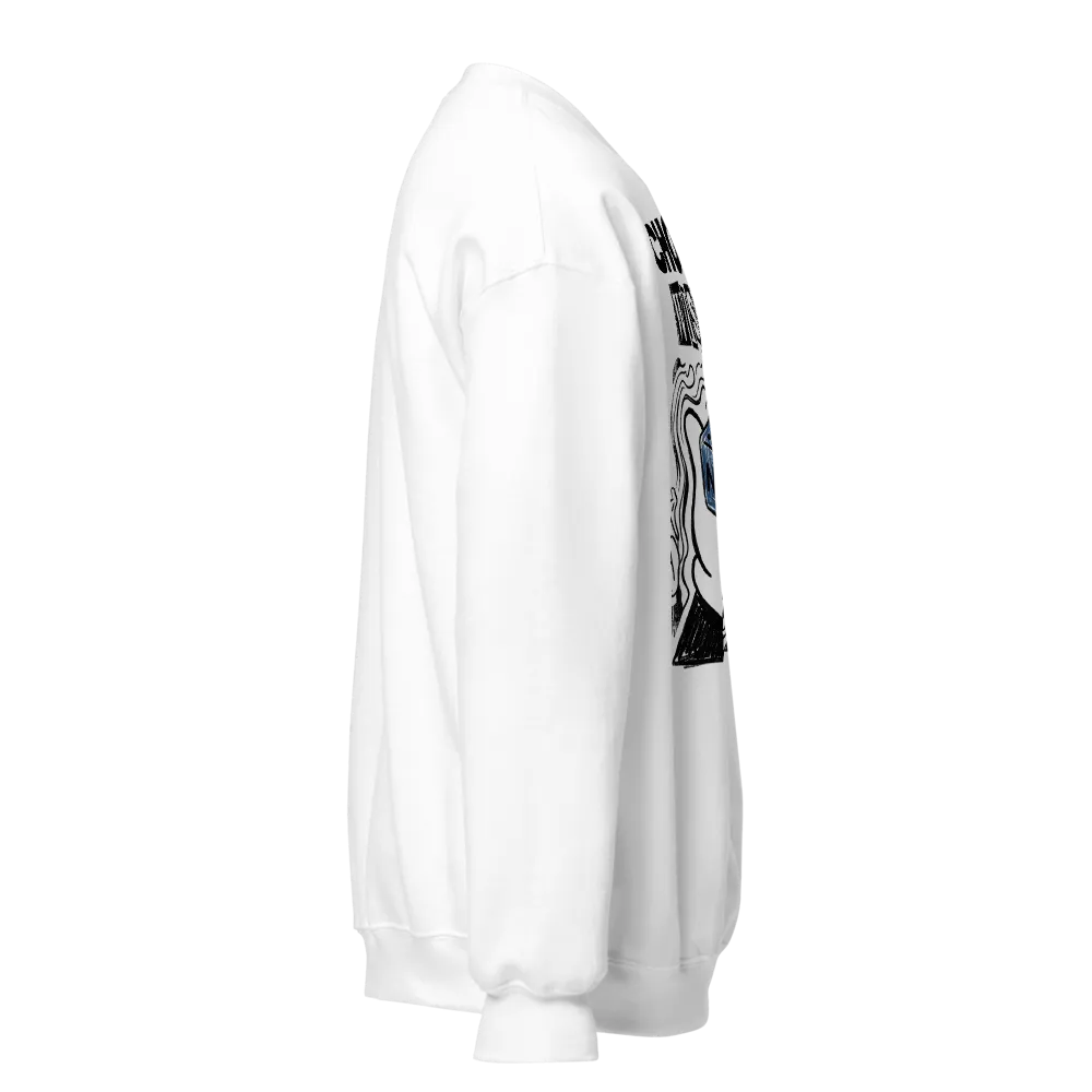 Choose Wisely Unisex Crew Neck Sweatshirt White thumbnail 4