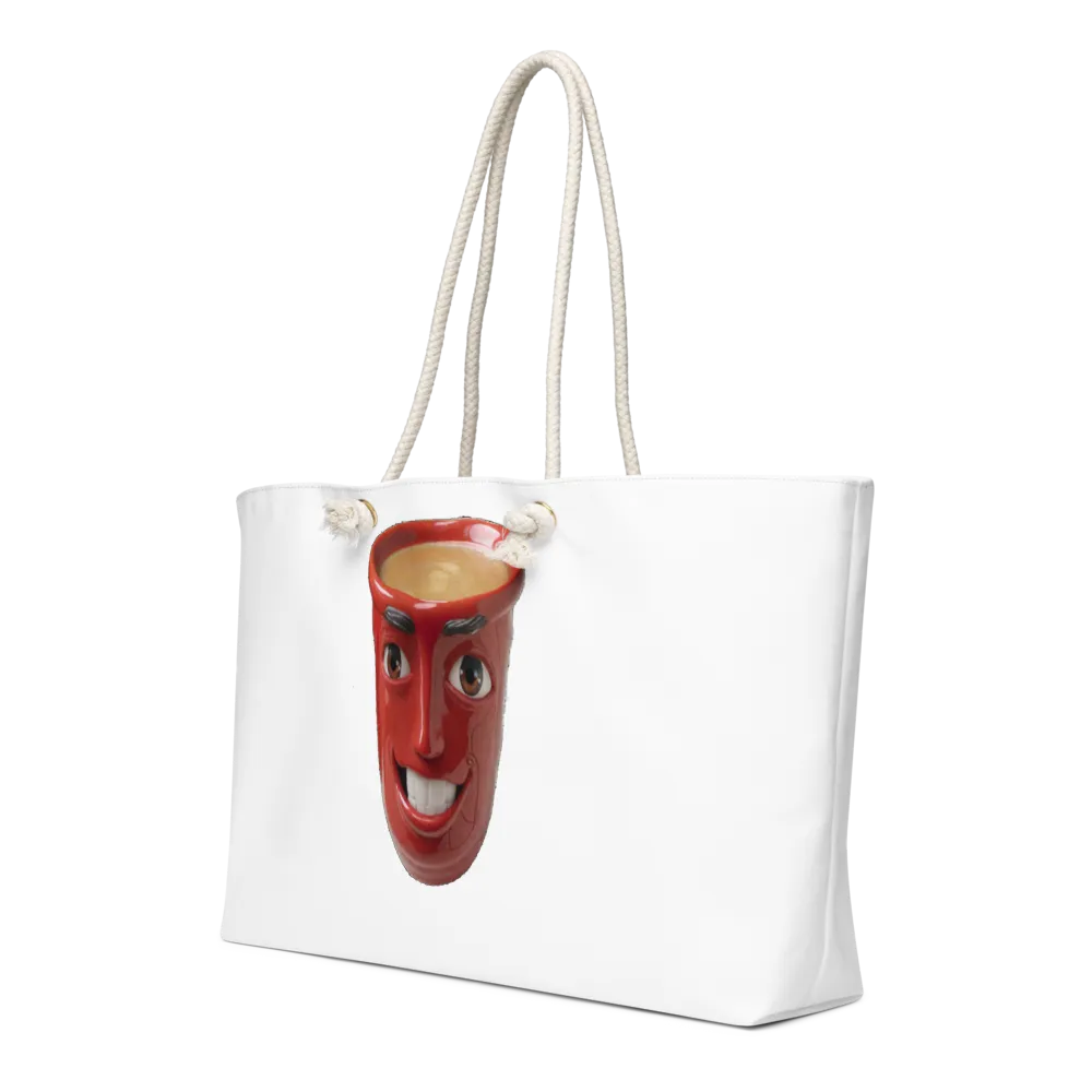 Red Cup Of Coffee Weekender Bag thumbnail 3