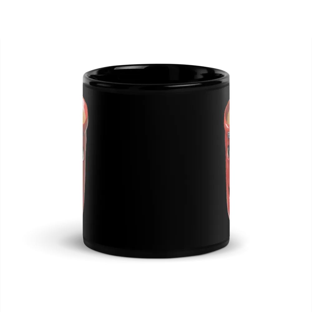 Black Mug Red Cup Of Coffee thumbnail 2