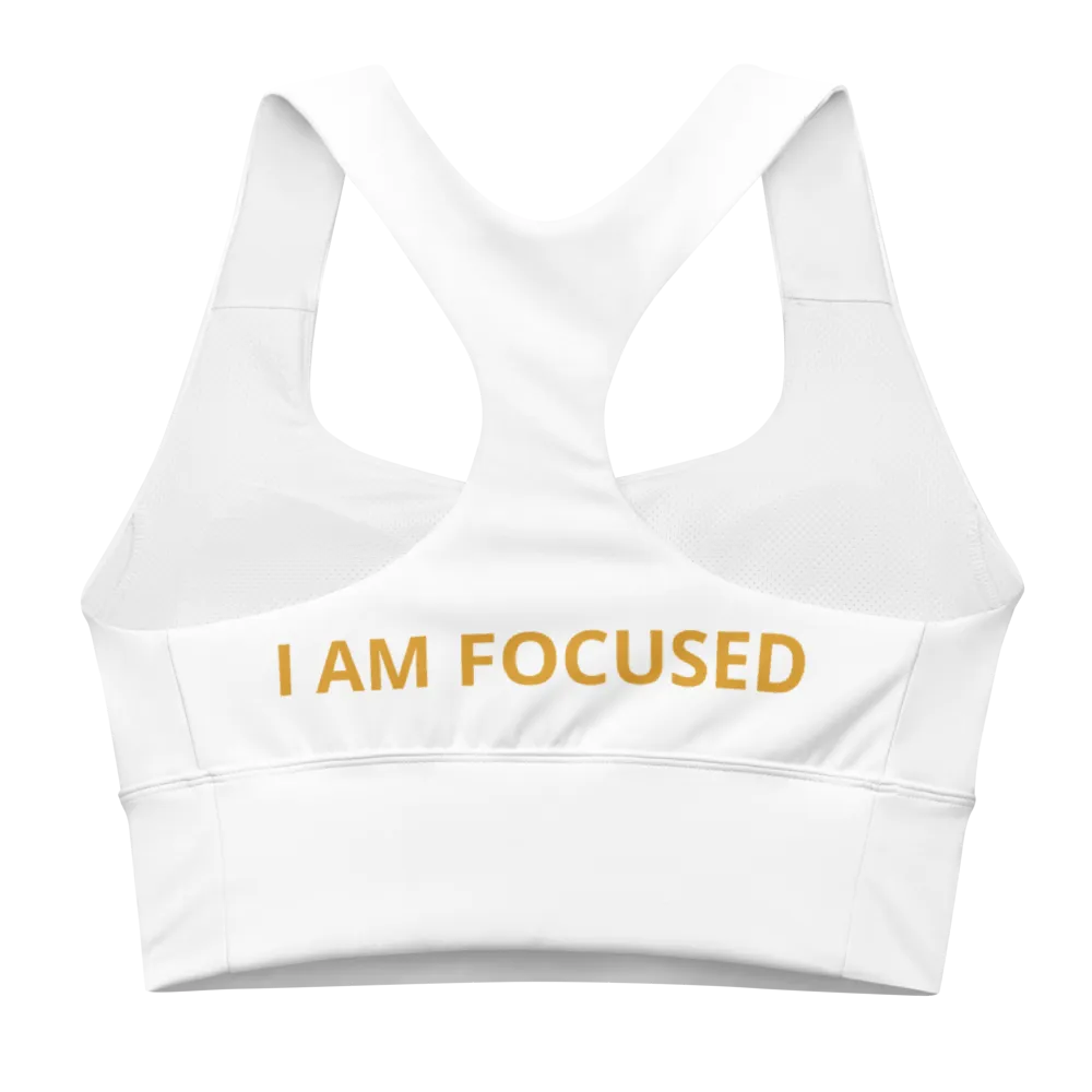 IYE.AM “I AM FOCUSED” Longline Sports Bra thumbnail 2