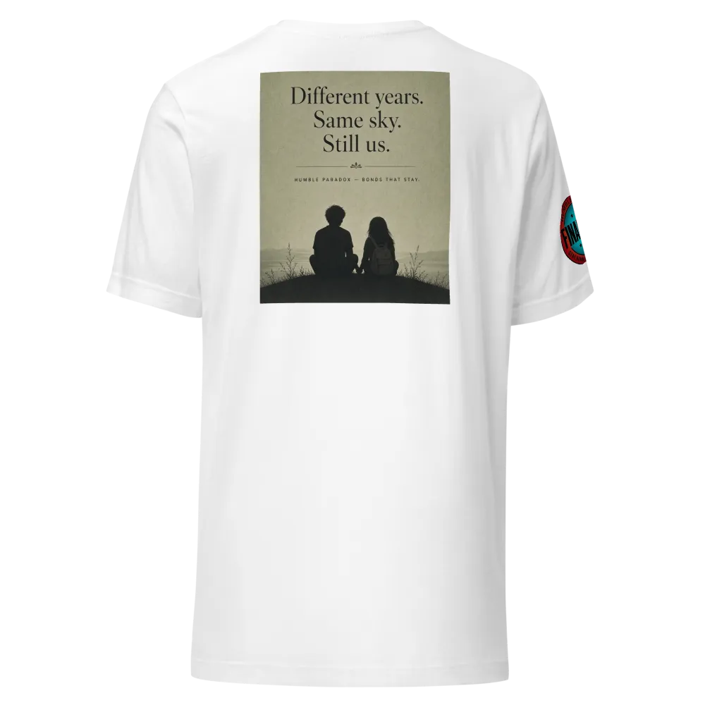 Humble Paradox — Dual Faces White Tee thumbnail 3