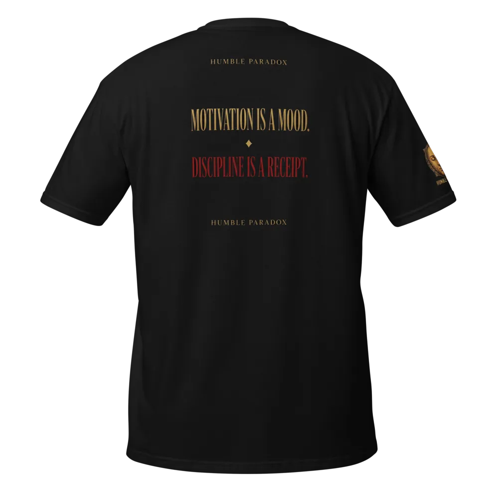 Humble Paradox — Discipline Over Motivation Tee thumbnail 4