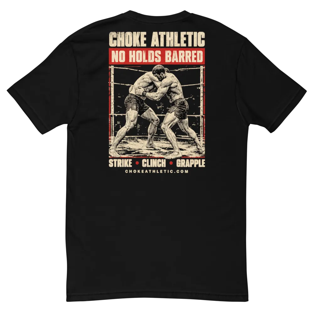 Choke Athletic No Holds Barred Black Fitted Tee thumbnail 2