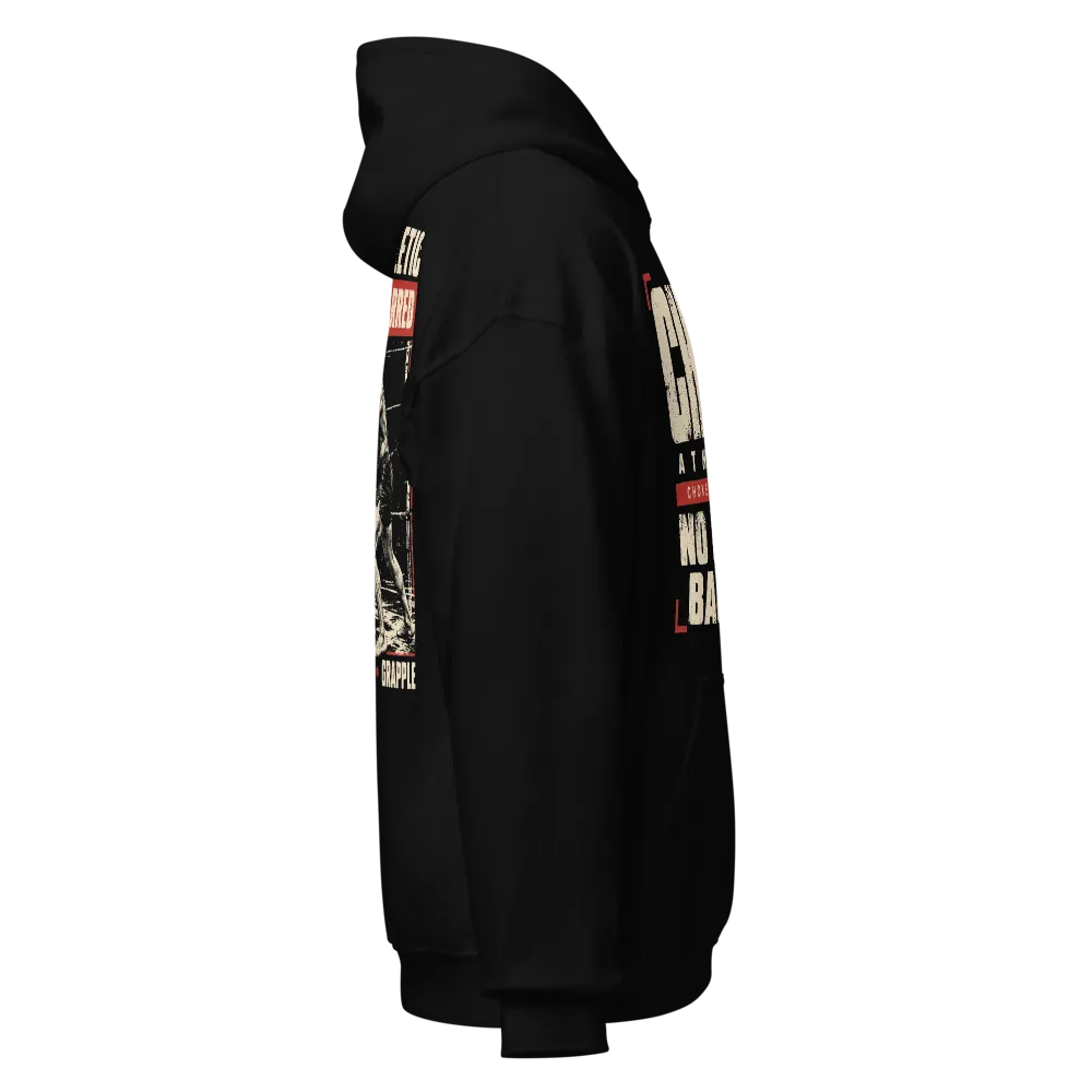 Choke Athletic No Holds Barred Black Heavy Hoodie thumbnail 4