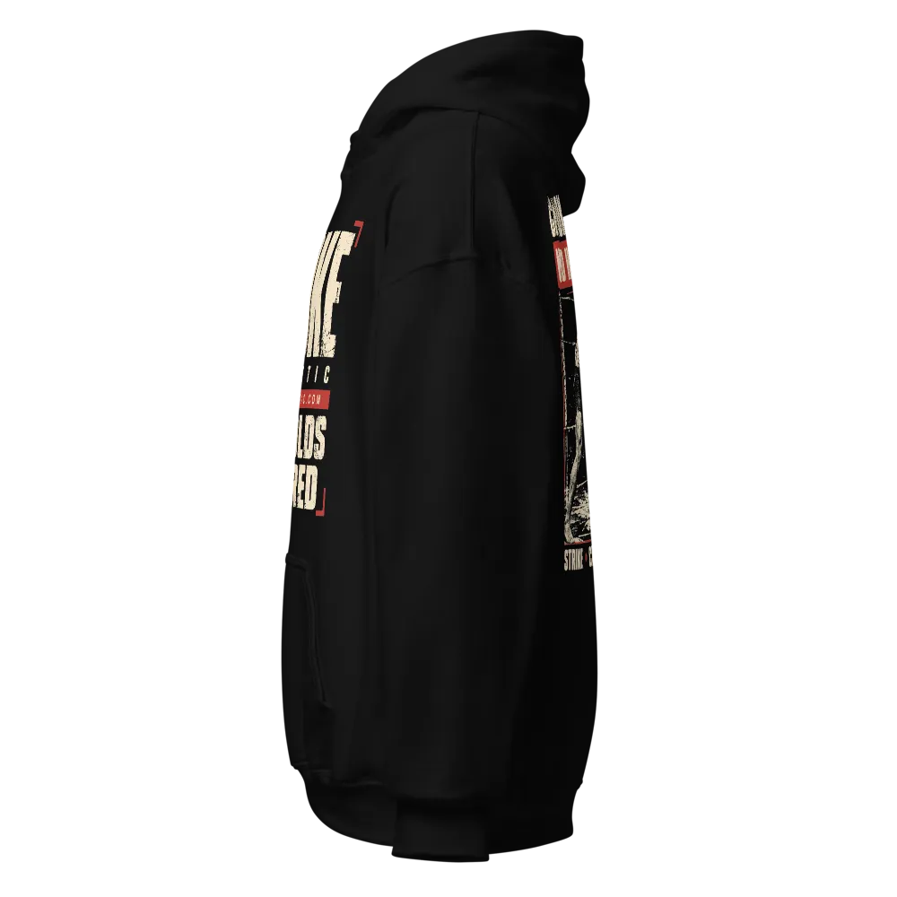 Choke Athletic No Holds Barred Black Heavy Hoodie thumbnail 3