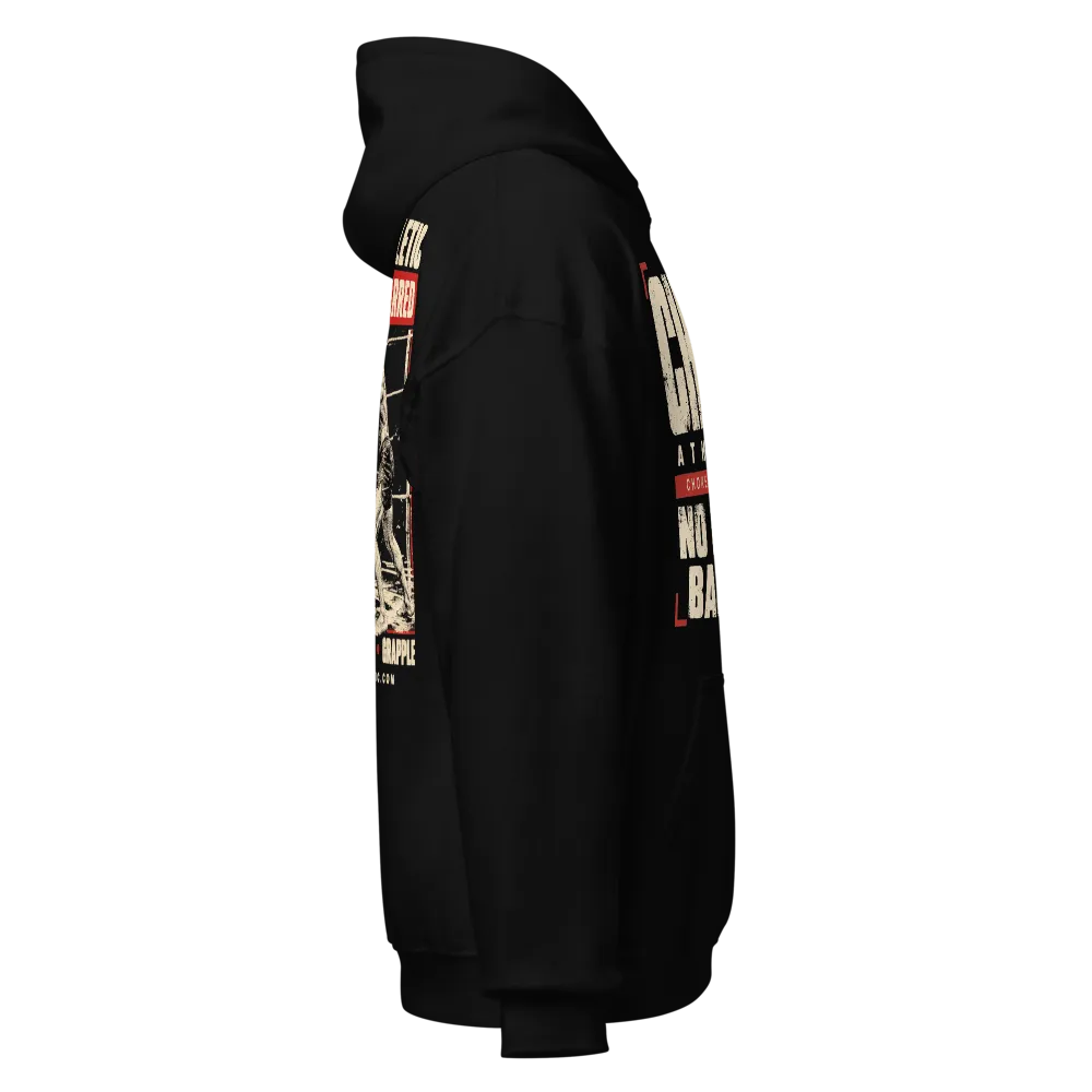 Choke Athletic No Holds Barred Black Heavy Hoodie thumbnail 4