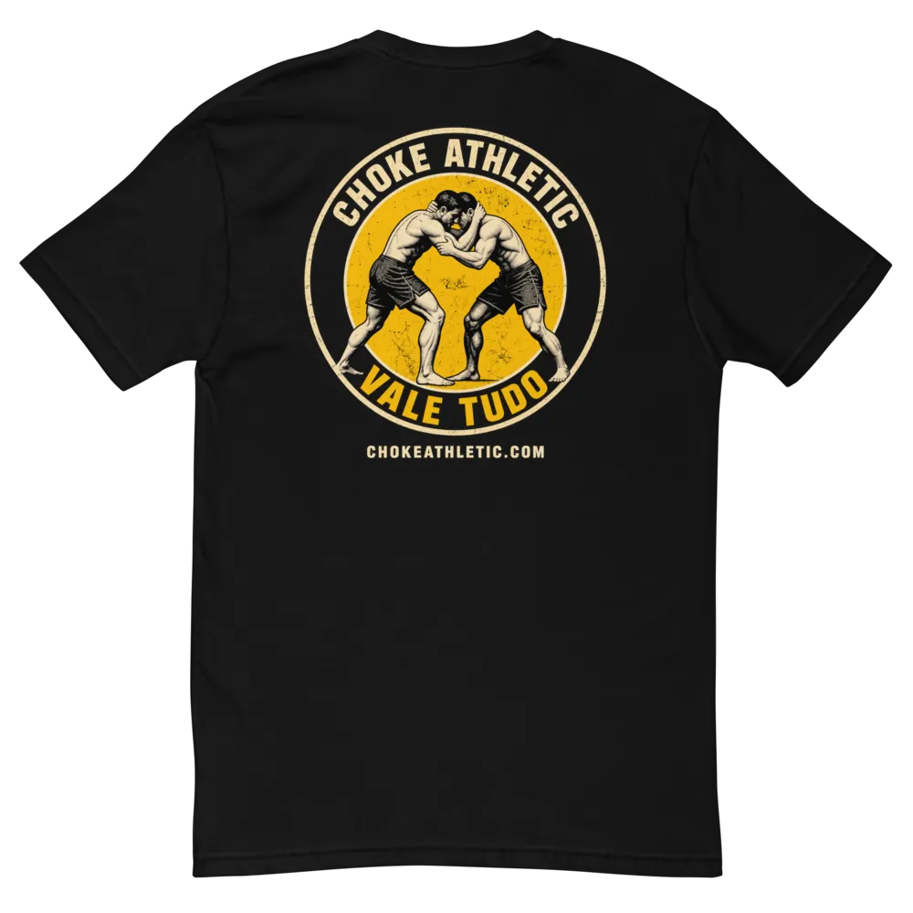 Choke Athletic Vale Tudo Black Fitted T-Shirt thumbnail 2