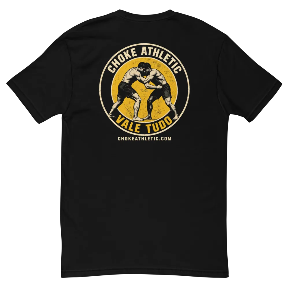 Choke Athletic Vale Tudo Black Fitted T-Shirt thumbnail 2