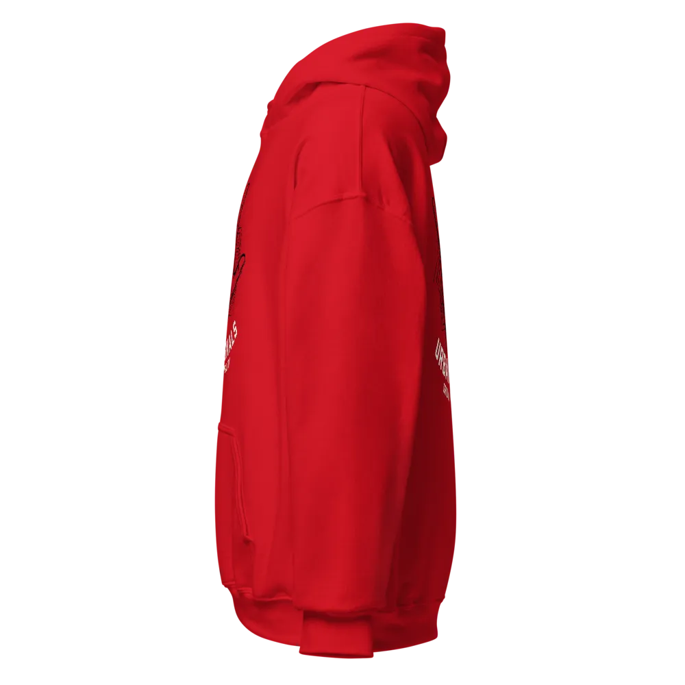 Red Streetwear Hoodie - Bold Graphic Urban Style thumbnail 3