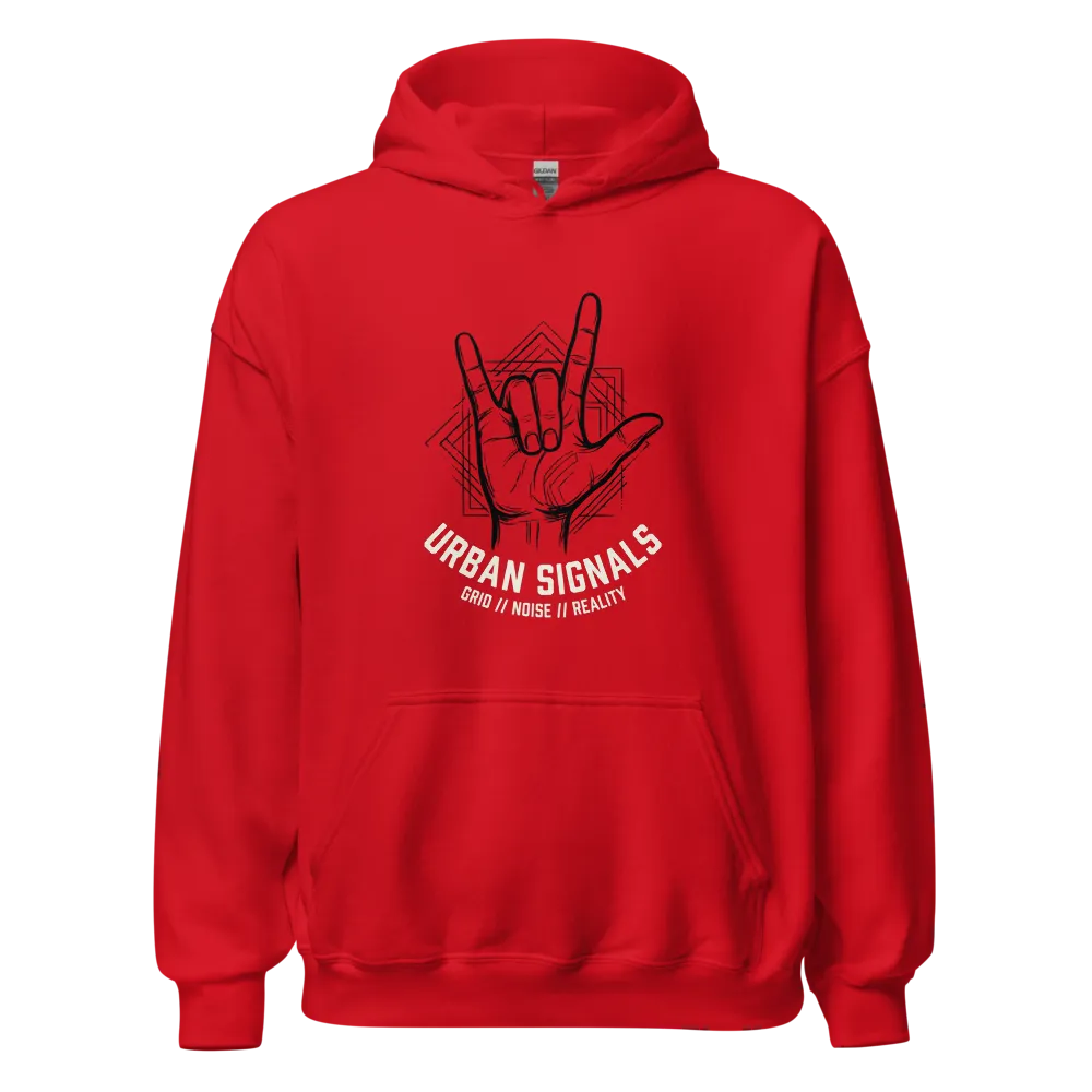 Red Streetwear Hoodie - Bold Graphic Urban Style thumbnail 2