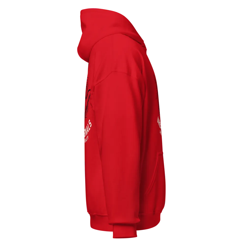 Red Streetwear Hoodie - Bold Graphic Urban Style thumbnail 4