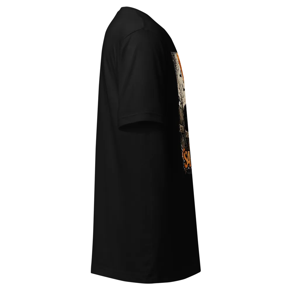 Stay Creepy Black Cat Halloween T-Shirt thumbnail 4