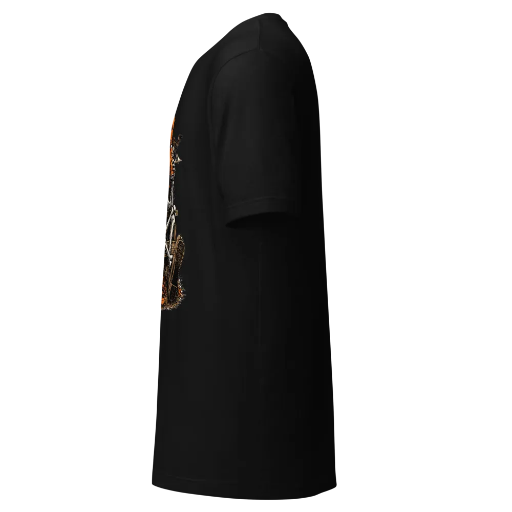Just Here for the Boos Skeleton Halloween Tee thumbnail 3