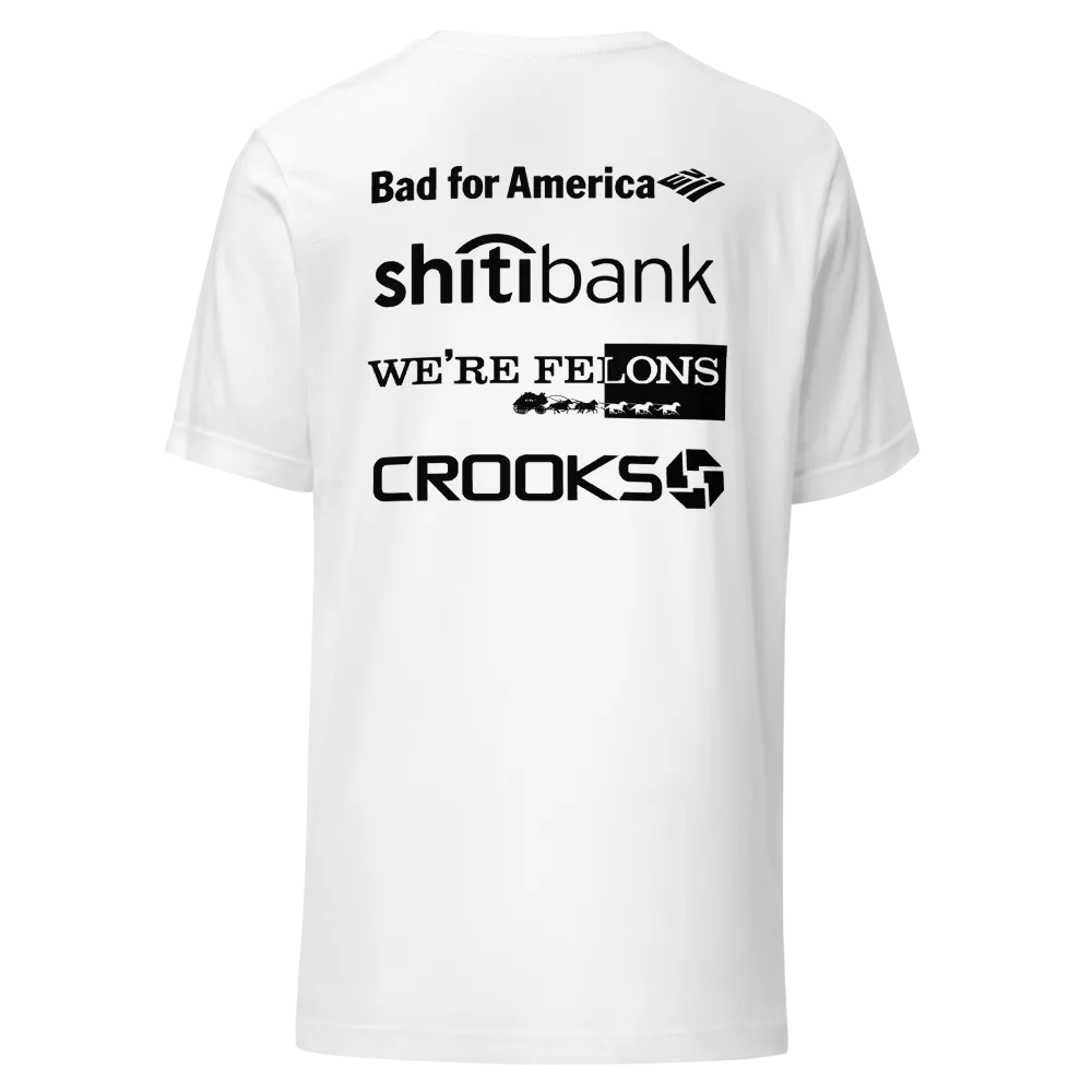 Bankers Behind Bars front, Bad Banks back