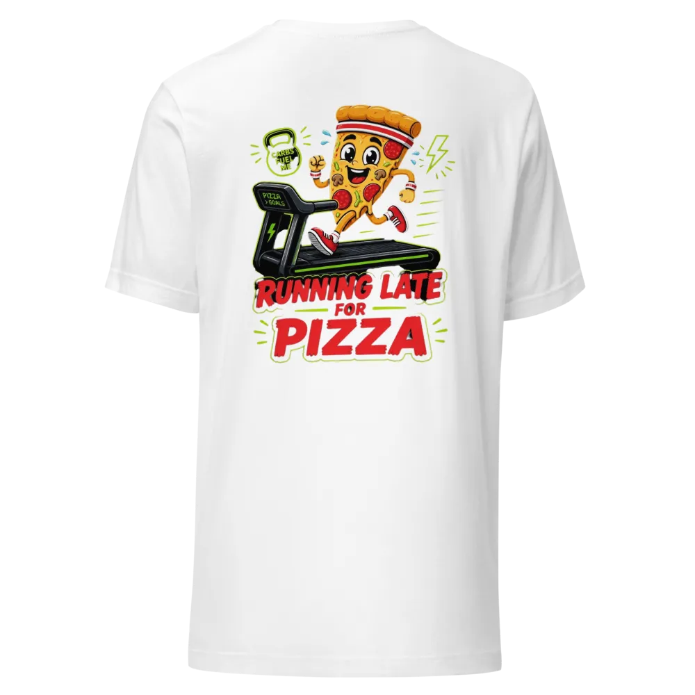 Funny Fitness Pizza Graphic Tee thumbnail 2