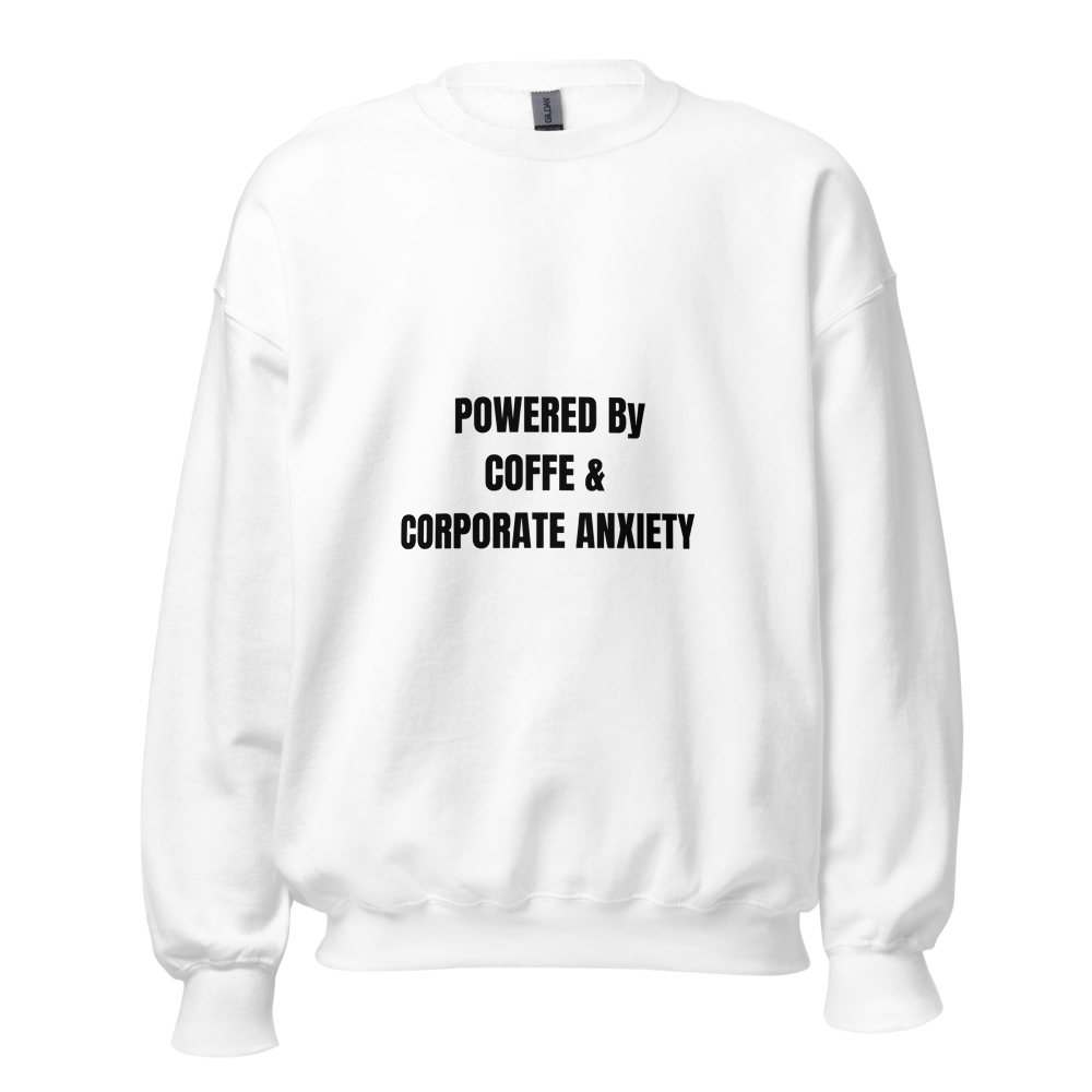 Powered by Coffee & Corporate Anxiety Meme Premium