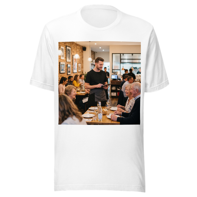 restaurant with waiter
