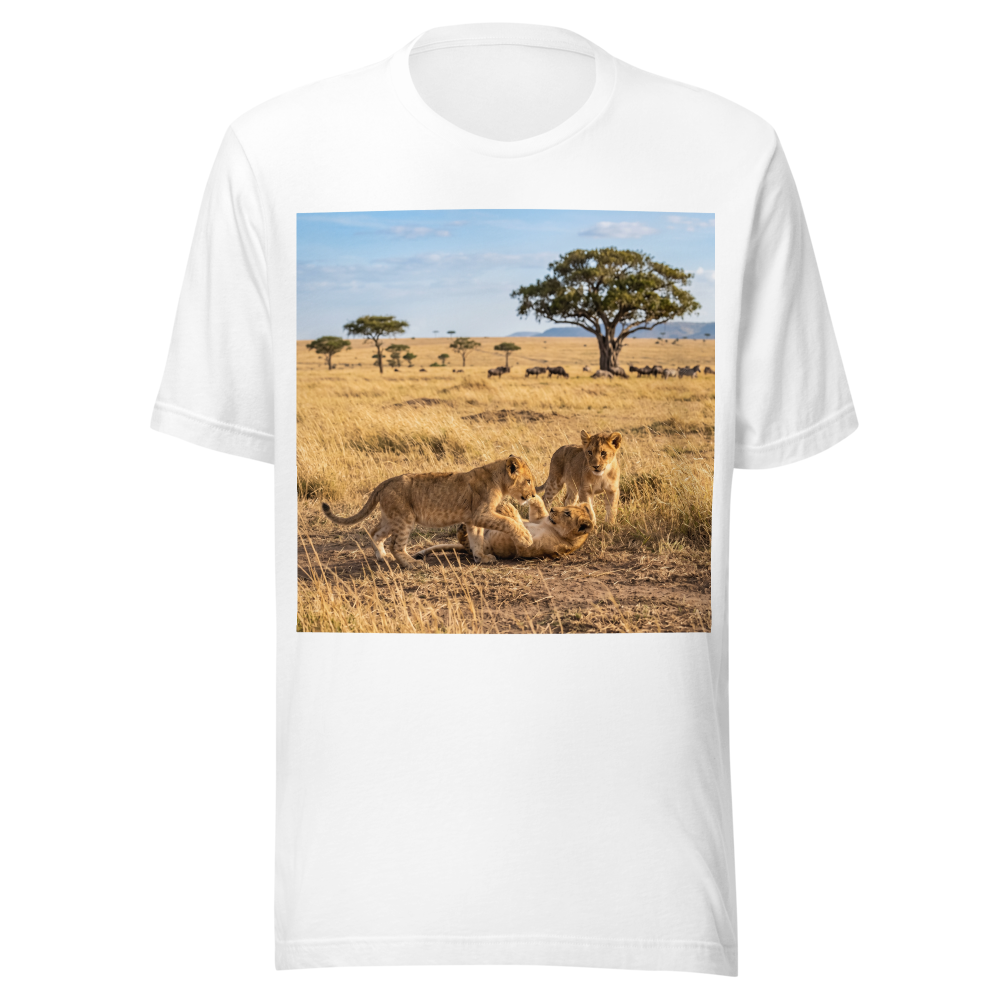 Lion cubs in Maasai Mara, Kenya