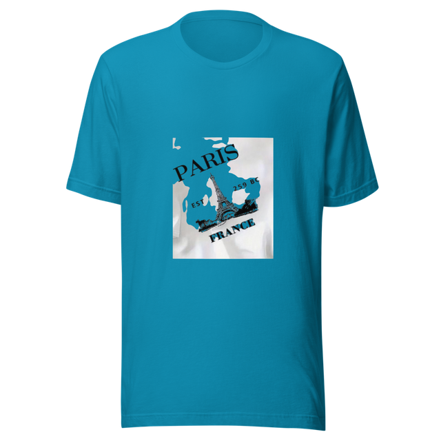 Teal Paris France Graphic T-Shirt