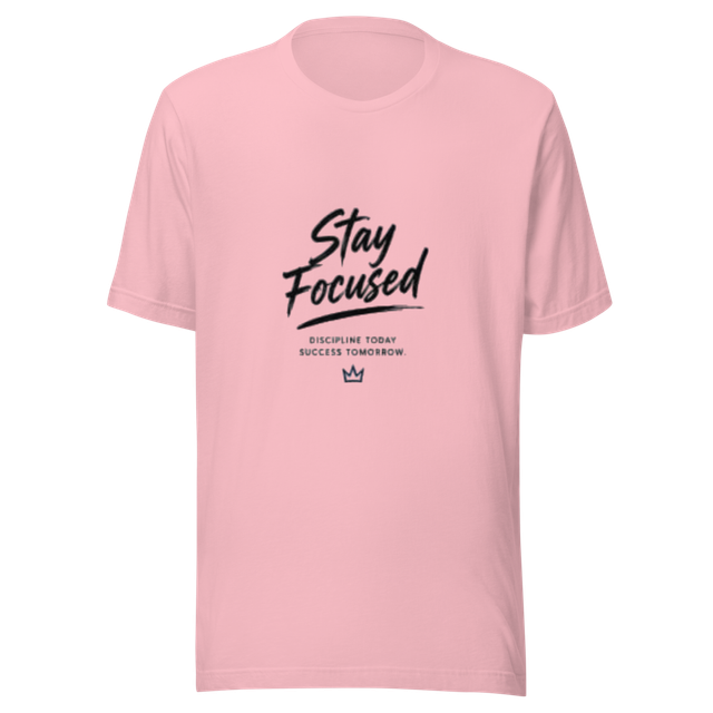 Pink Stay Powerful Graphic Tee