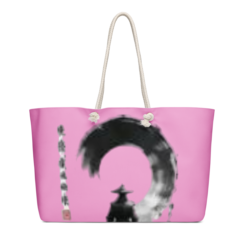 Pink Zen Samurai Weekender Tote Bag