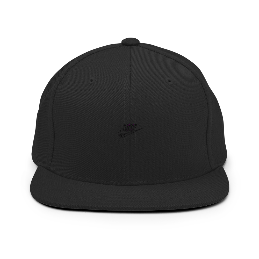 Black Classic Snapback Cap