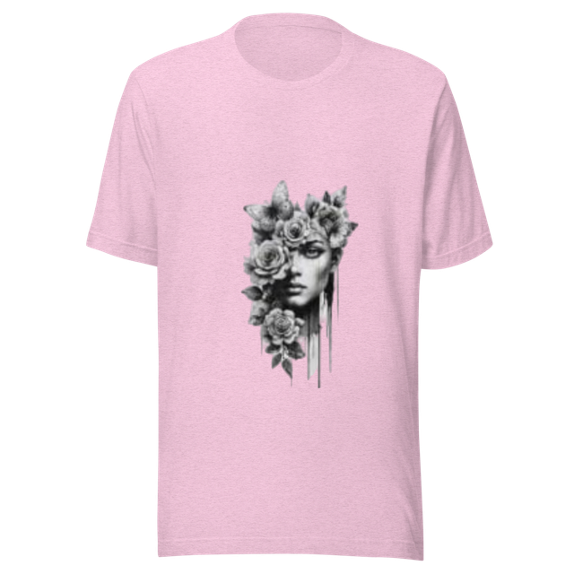 Pink Floral Goddess Tee
