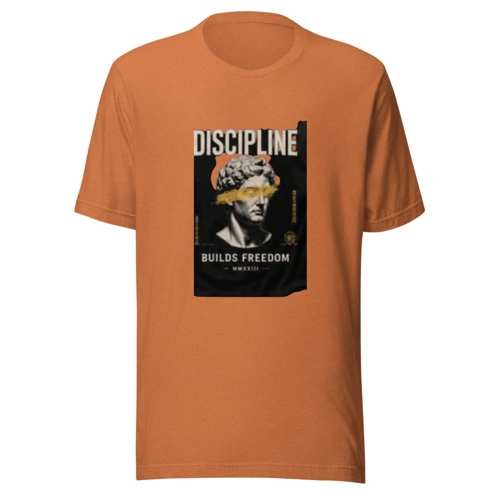 Orange Discipline Builds Freedom Tee