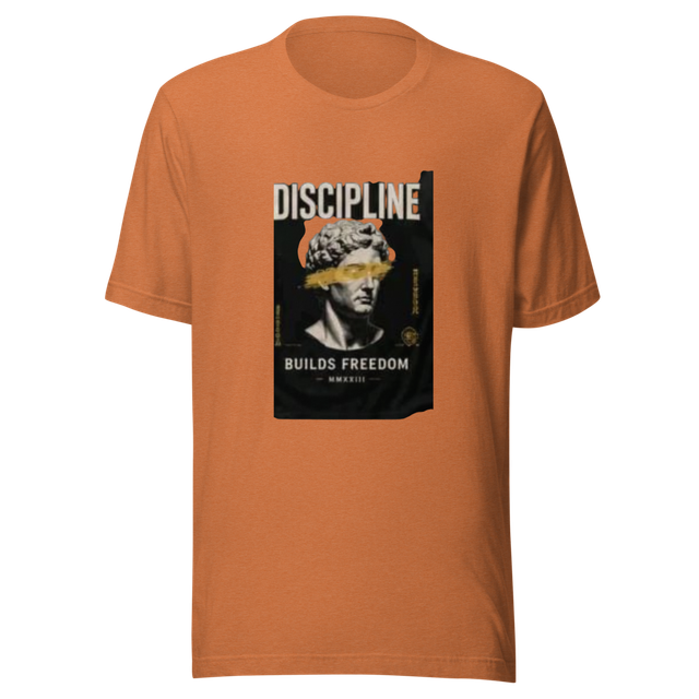 Orange Discipline Builds Freedom Tee