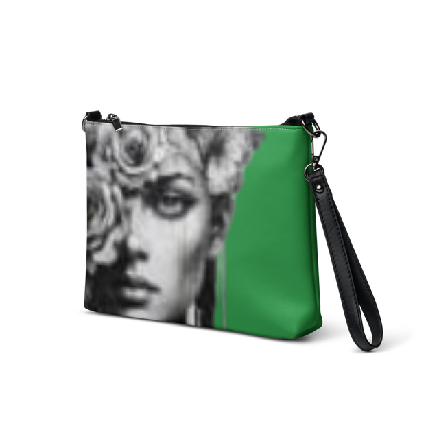 Green Floral Muse Crossbody