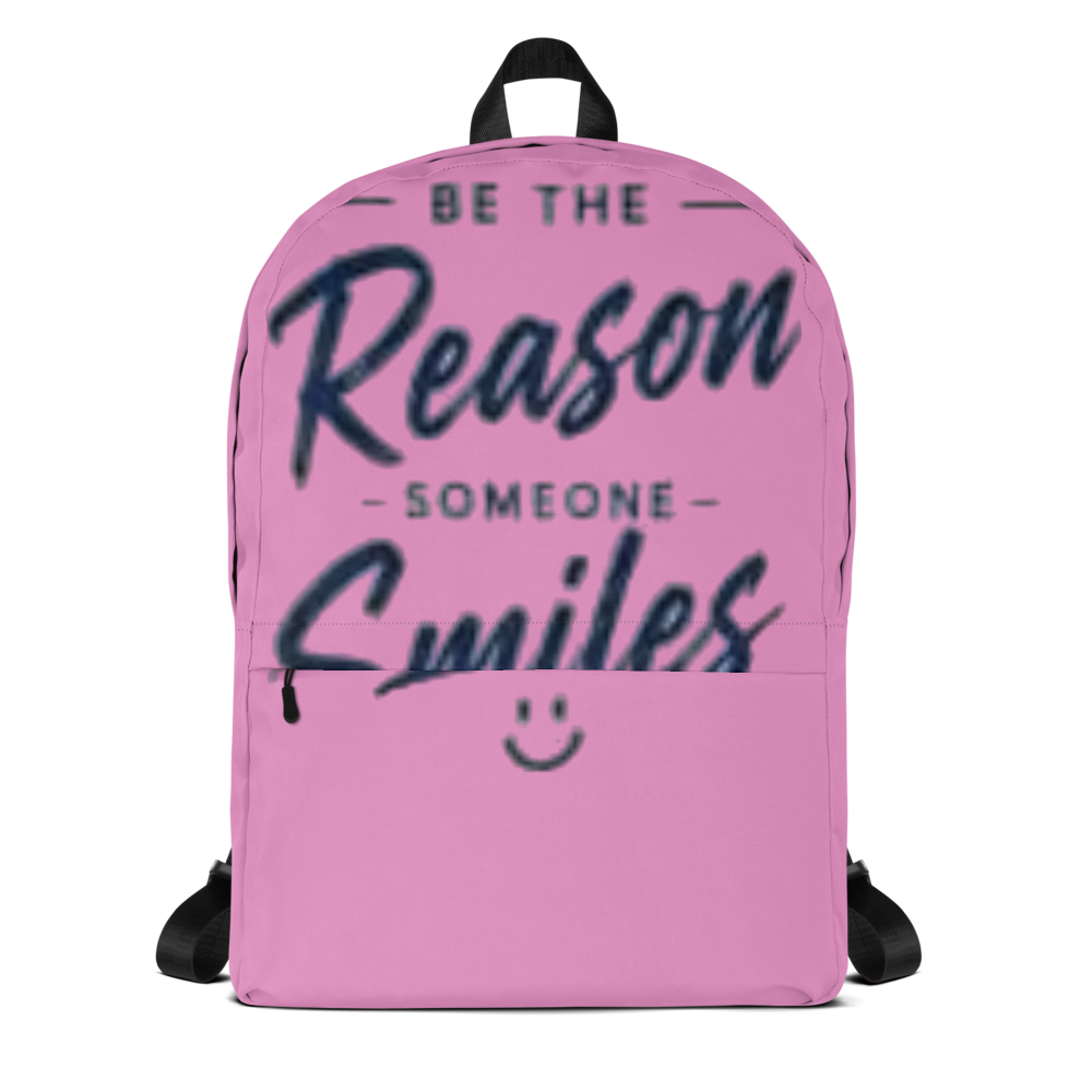 Pink Be The Reason Someone Smiles Backpack