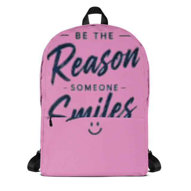 Pink Be The Reason Someone Smiles Backpack