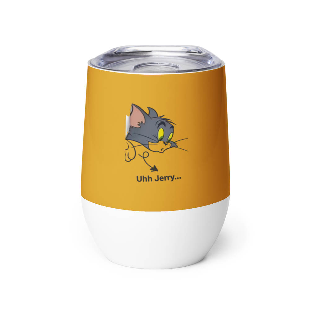 Funny Tom "Uhh Jerry" Wine Tumbler