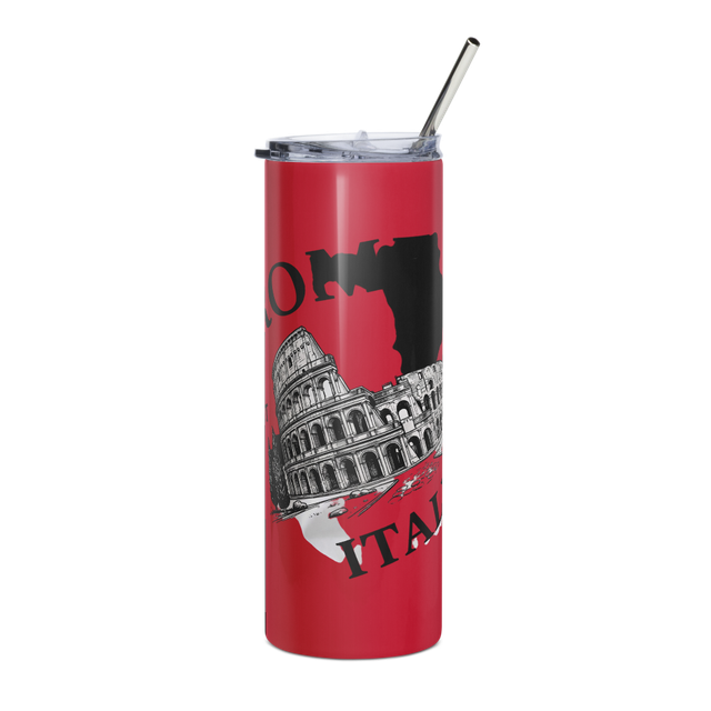 Rome Italy Stainless Steel Tumbler | Travel Coffee