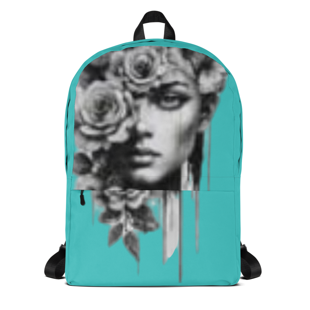 Baby Blue Floral Muse Backpack