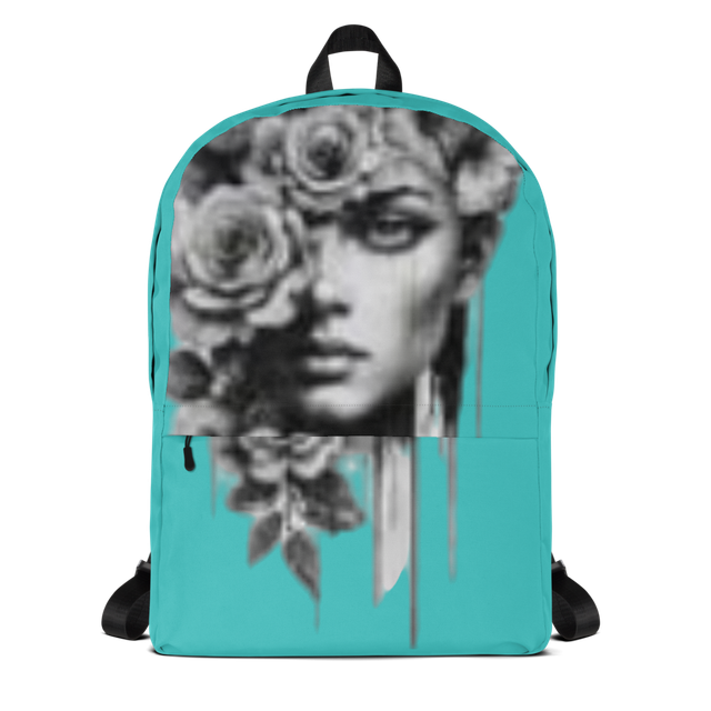 Baby Blue Floral Muse Backpack
