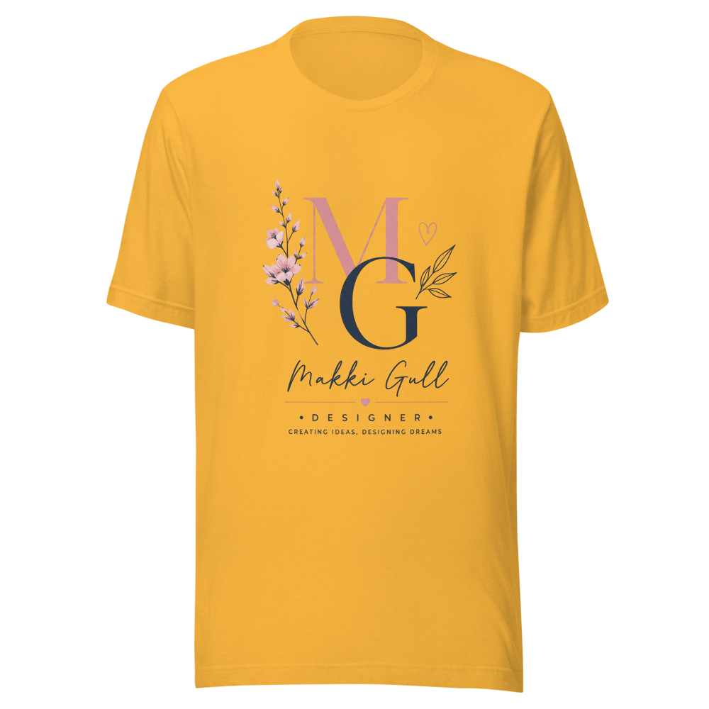 Mustard Makki Gull Designer Logo Tee