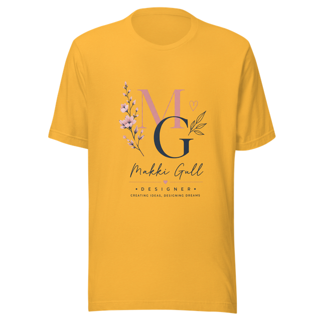 Mustard Makki Gull Designer Logo Tee