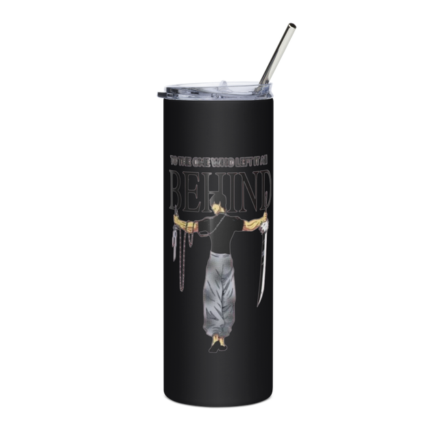 Zen Samurai "BEHIND" Black Premium Tumbler 20oz
