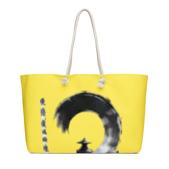 Yellow Zen Samurai Weekender Tote Bag
