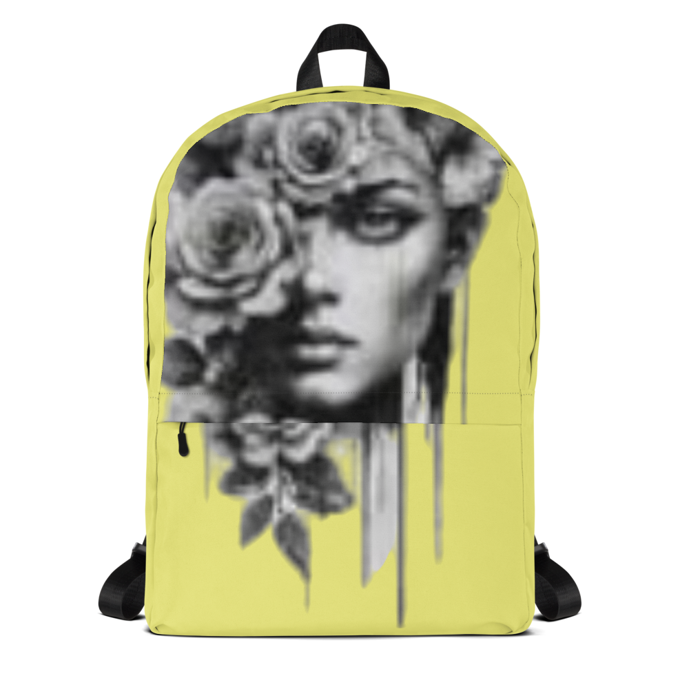 Mustard Floral Muse Backpack