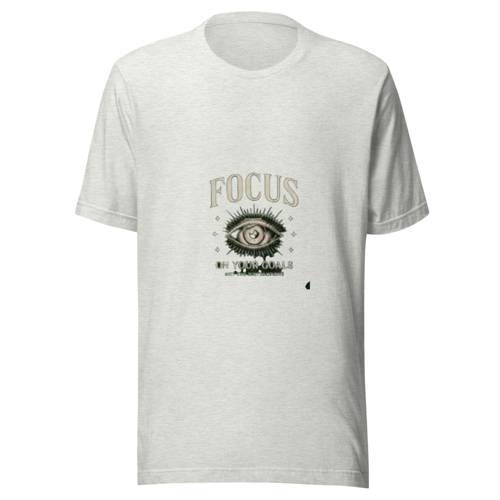 Light Gray Focus Eye Graphic Tee