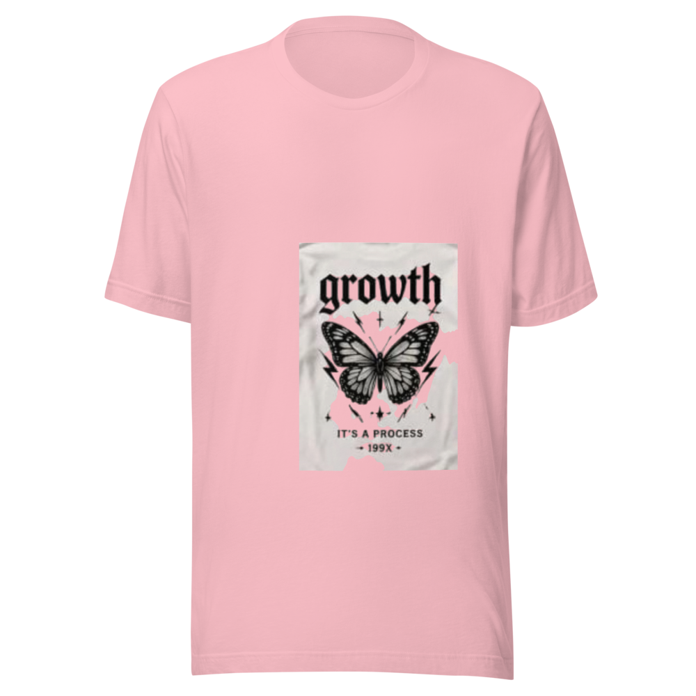 Light Pink Growth Butterfly Tee