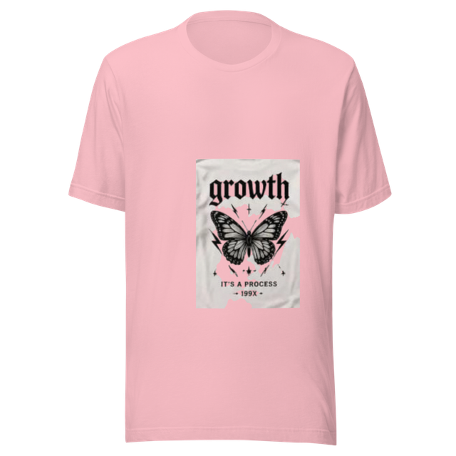 Light Pink Growth Butterfly Tee