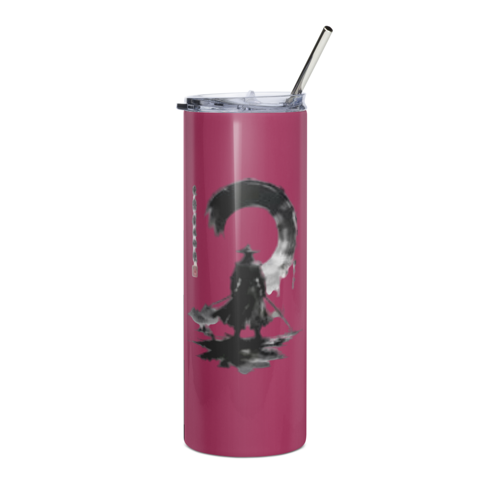 Zen Samurai Magenta Stainless Steel Tumbler 20oz