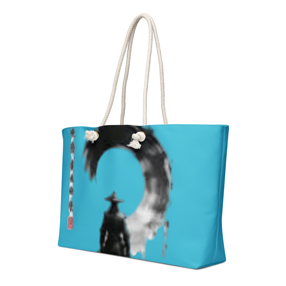 Blue Zen Samurai Weekender Tote Bag