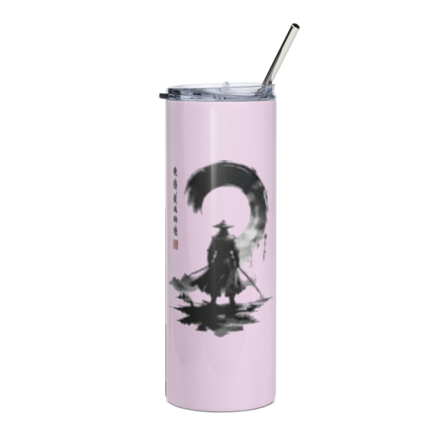 Zen Samurai Pink Stainless Steel Tumbler 20oz
