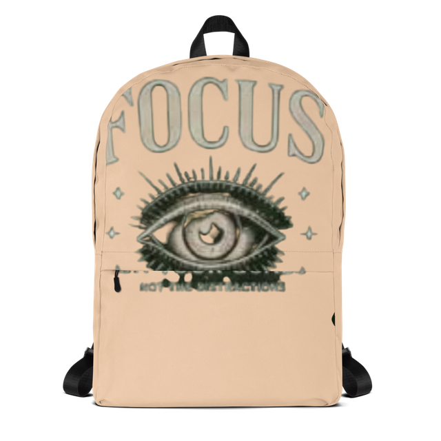 FOCUS No Distractions Eye Print Backpack