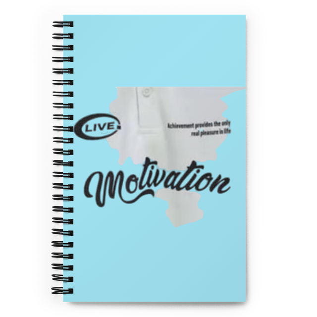 Motivation Spiral Notebook | Light Blue Journal