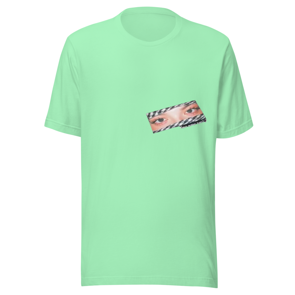 Mint Green Aesthetic Eyes Graphic Tee